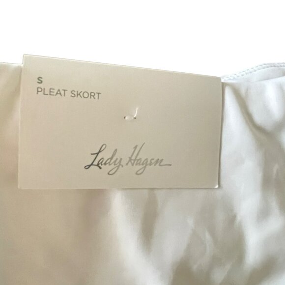 Lady Hagen Pleated Skort Size Small White Golf Tennis Athletic Moisture Wick NWT - Picture 6 of 7